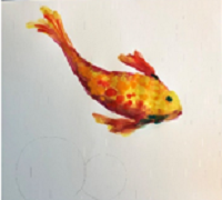 Fisch anmalen Fisch, Malen, Malen ohne Pinsel