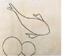 Fisch erste Grundzüge Fisch, Malen, Malen ohne Pinsel