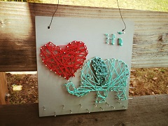 Schmuckbrett Elefant